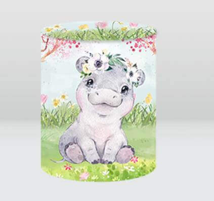 Spring theme Safari Birthday Photo Background Table Plinth Covers