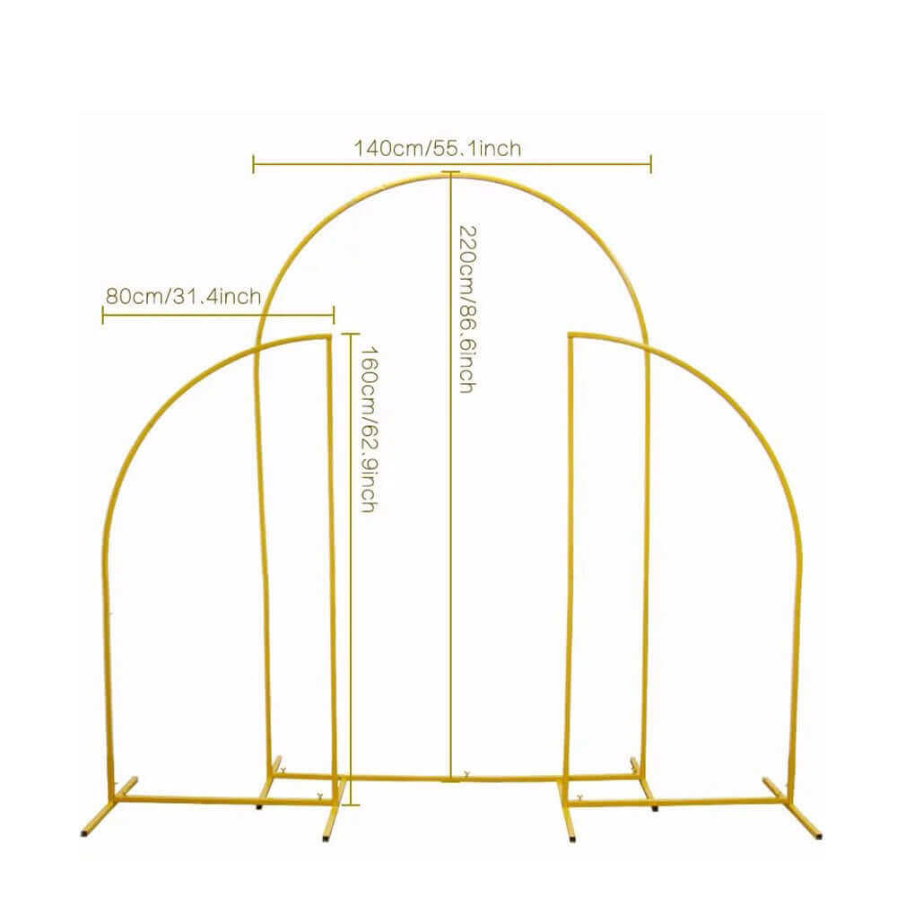 Customize Arched Backdrops Cover Wedding Garden Arch Backdrop Stand Balloon Arch Frame Easy Assembly
