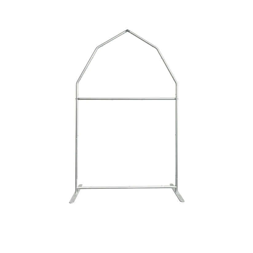 Barn arch stand metal frame