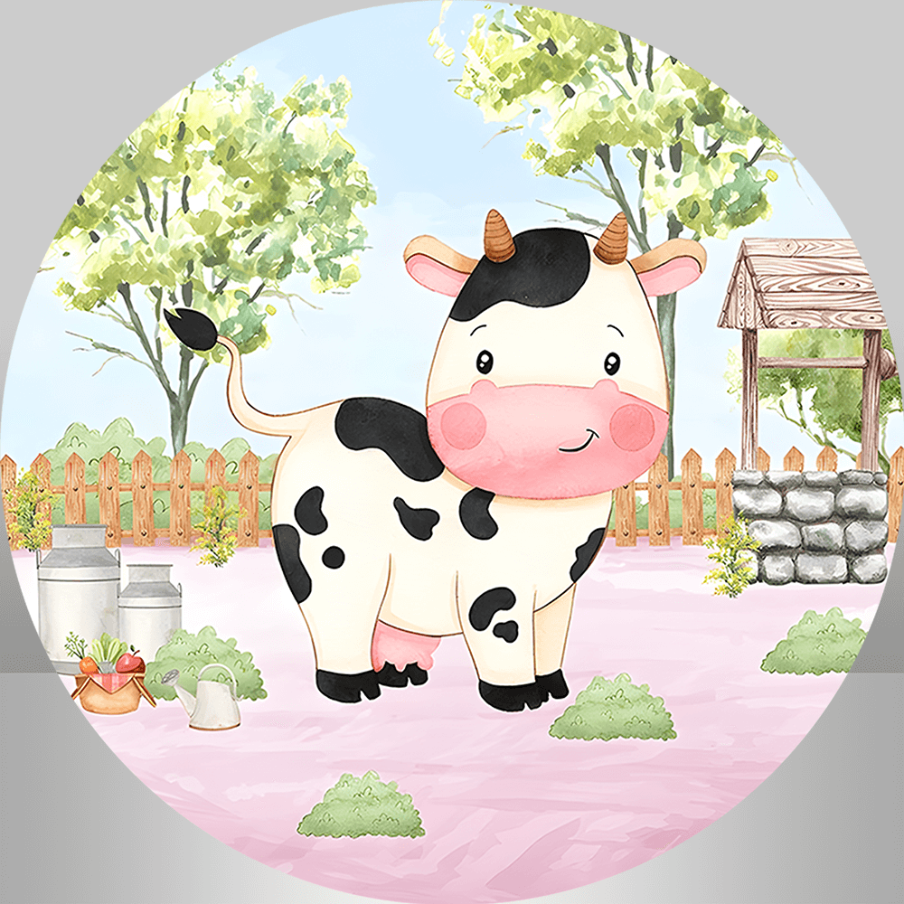 Farm Round Backdrop Covers