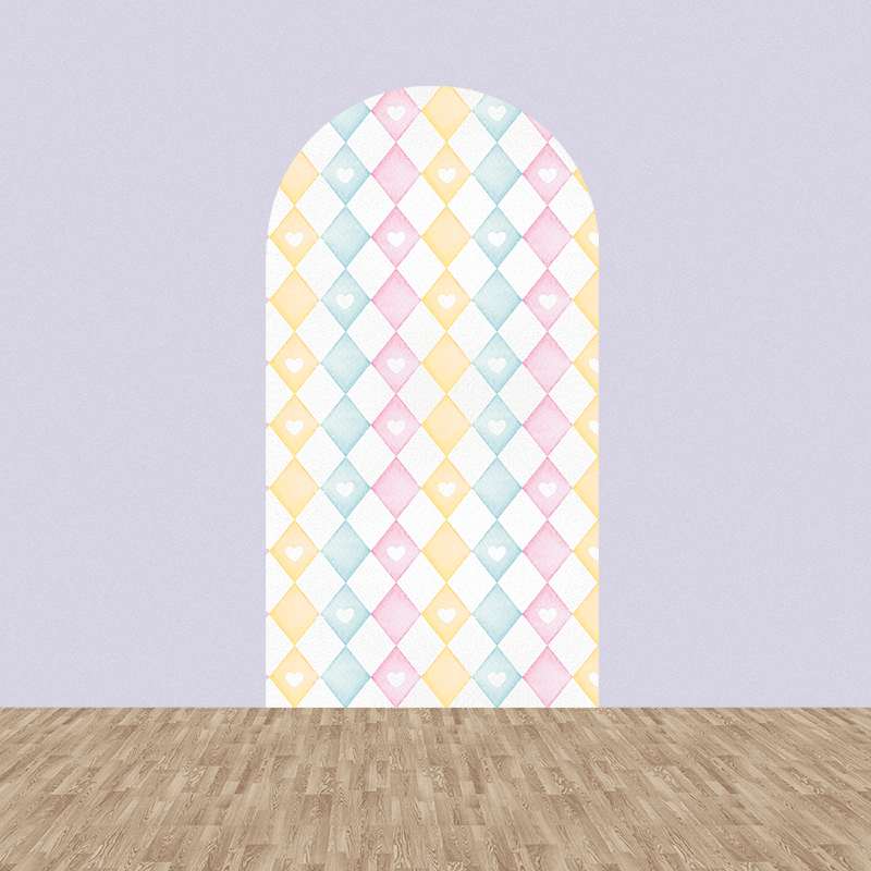 Circus Birthday Arched Wall Backdrop Cover