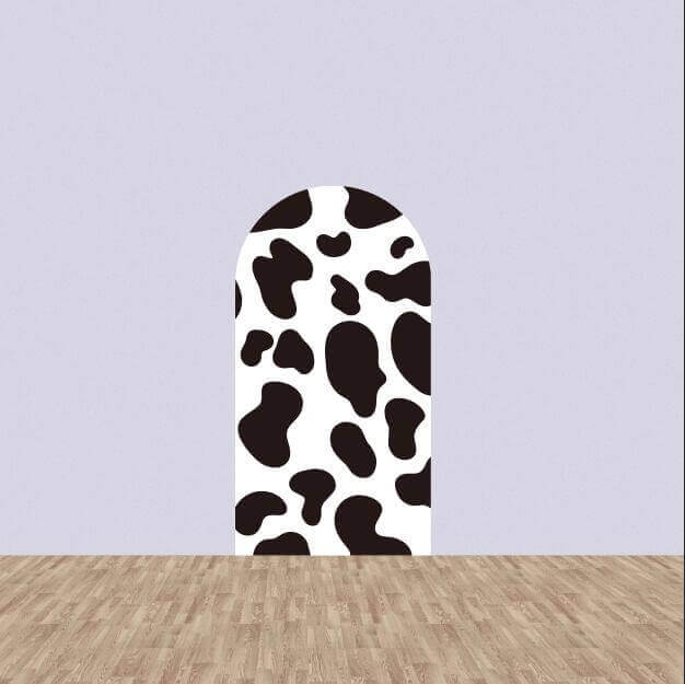 Cow Prints Baby Shower Arched Chiara Backdrop