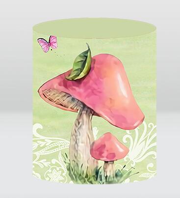 Mushroom Buttetfly Cylinder Pedestal Cover
