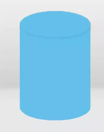 solid blue backdrop cylinder cover for party decoration
