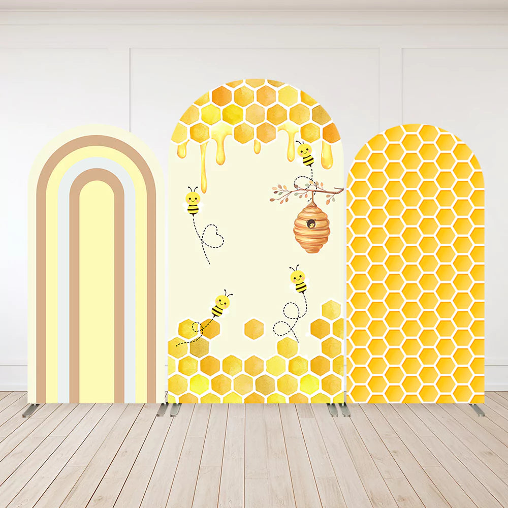Rainbow-Honey-Bee-Arch-Backdrop-Cover-Chiara-Wall-Party-Banner