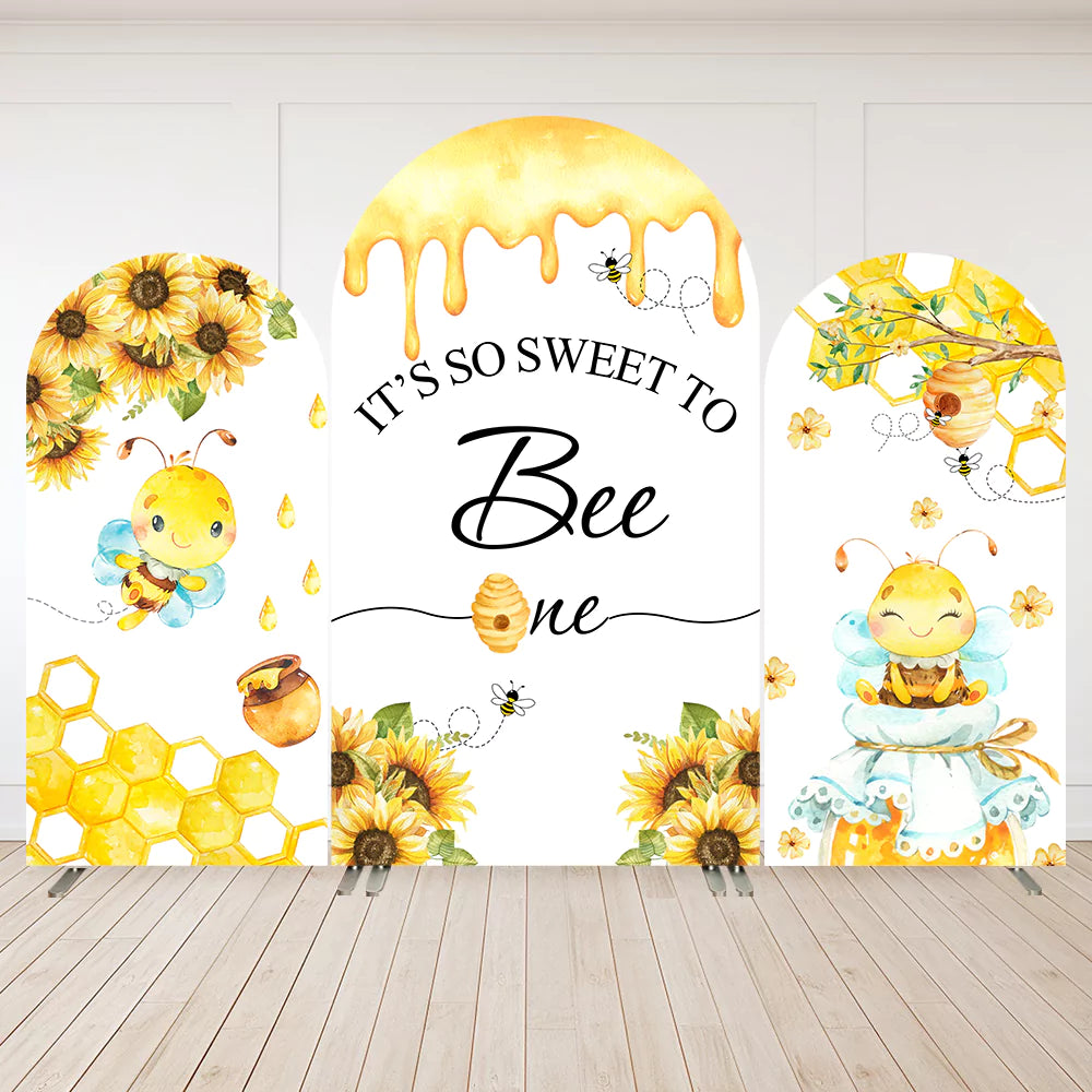 Yellow-Sweet-Bee-Day-Arch-Backdrop-Cover-Doublesided