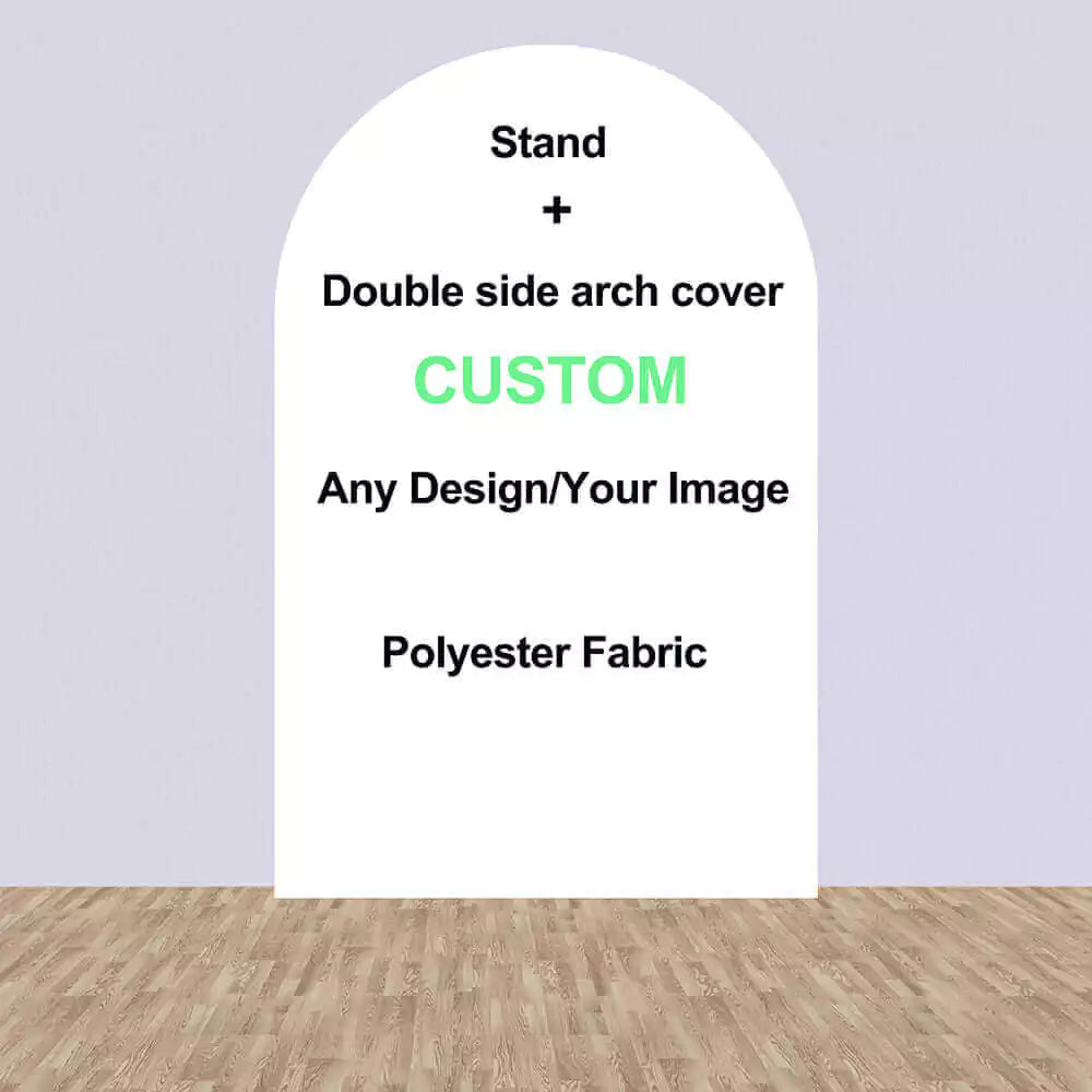 Light Pink Arch Backdrop Double-sided Cover Custom Baby Shower Arch Backdrop Party Bridal Shower Balloons Arch Birthday Photo Banner