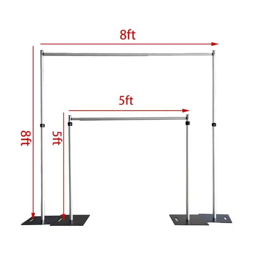 Square Metal Wedding Arch Frame Garden Arbor Party Flowers Arch Backdrop Stand Flower Decor Frame Stand Baby Showers & Birthdays & Wedding Events