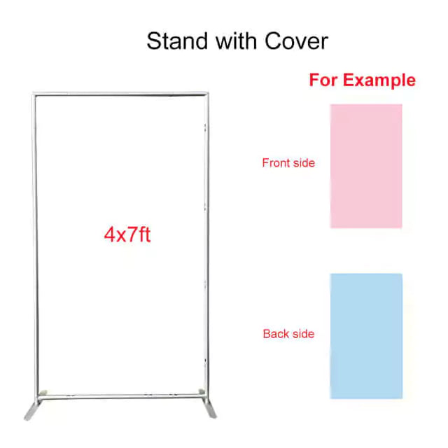4x7ft Safari Party Arch Backdrop Cover with Double Side Prints Arched Stand for Events Birthday Party Decoration Custom Design
