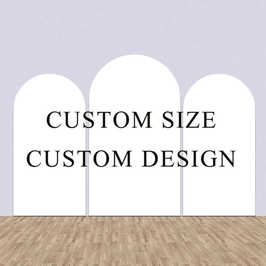 Custom Arch Backdrop Doubleside Cover Print Balloons Arch Garland Stand Baby Girl Birthday Shower Party Backdrop Chiara Wall Cartoon Movie