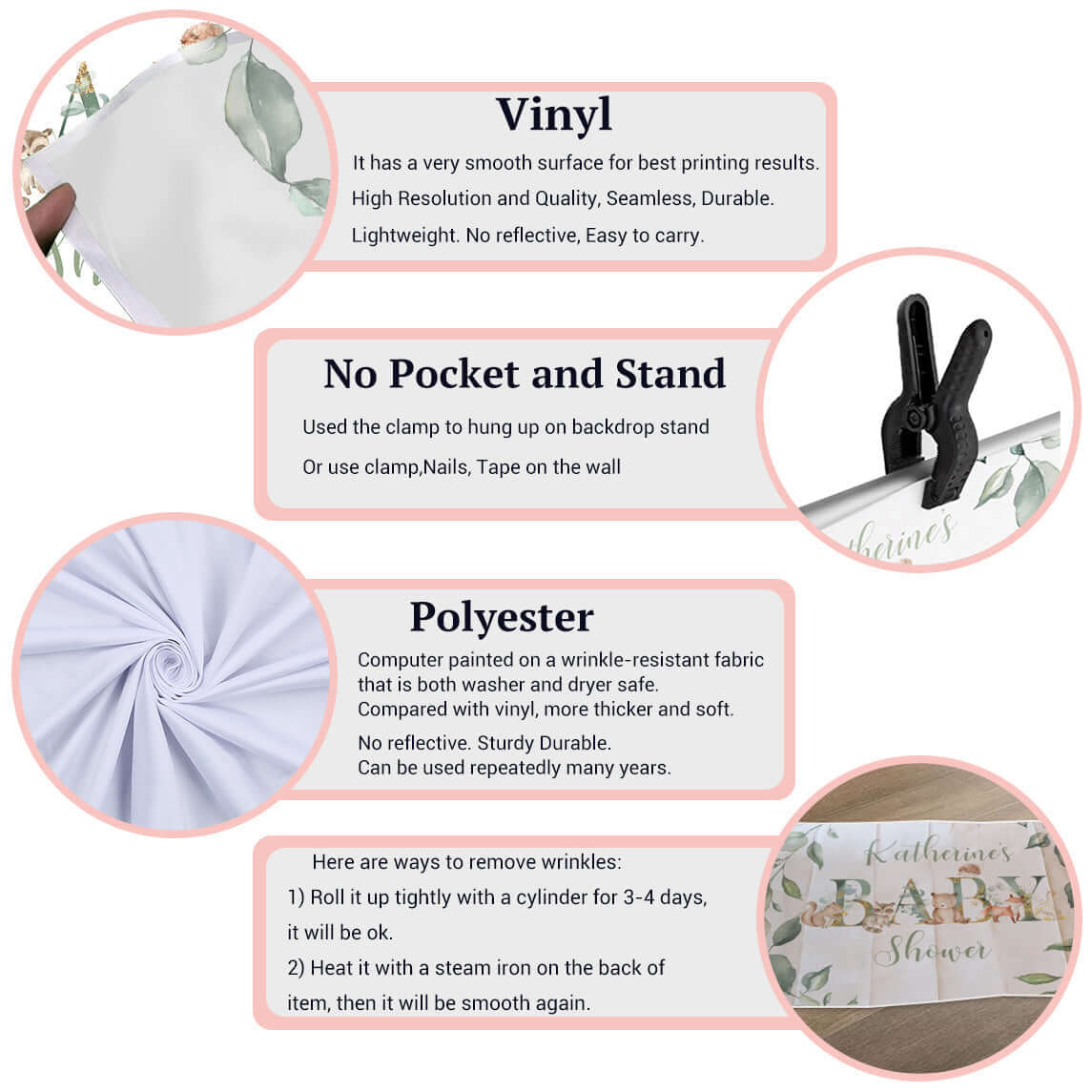 Step and Repeat Photography Backdrops Customize Birthday Banner Company Logo Background for Photo Studio Wallpaper