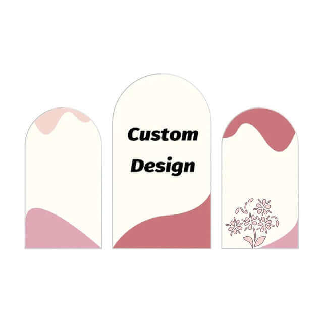 Personalise arch Cover backdrop for any design