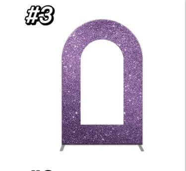 Custom Open Arch Backdrop Cover Stand Arched Frame Party Chiara Wall Panels Round Photo Baby Birthday Wedding Events Banner