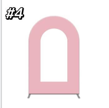 Custom Open Arch Backdrop Cover Stand Arched Frame Party Chiara Wall Panels Round Photo Baby Birthday Wedding Events Banner
