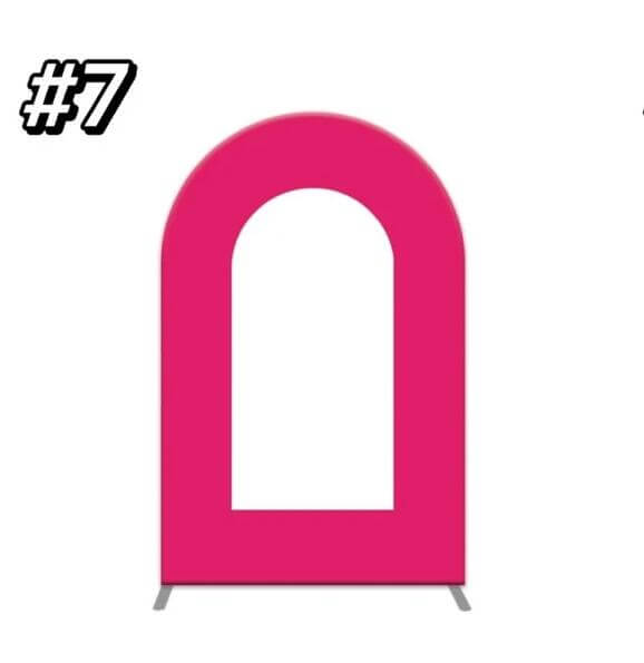 Custom Open Arch Backdrop Cover Stand Arched Frame Party Chiara Wall Panels Round Photo Baby Birthday Wedding Events Banner