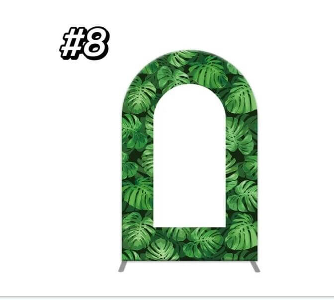 Custom Open Arch Backdrop Cover Stand Arched Frame Party Chiara Wall Panels Round Photo Baby Birthday Wedding Events Banner