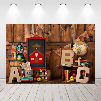 Welcome Back to School Photography Background Custom Kindergarten Backdrop for Photo Studio Cakes Smsh Banner