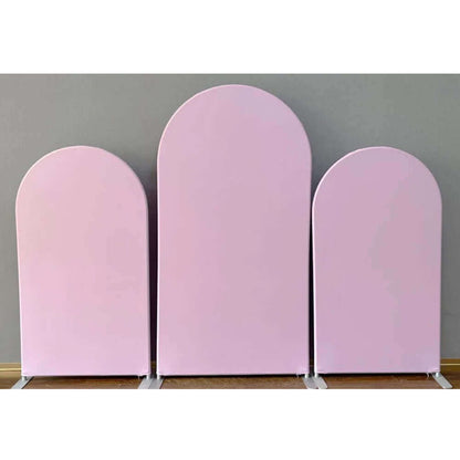 Pastel Pink Arch Cover Wall Backdrop for Girl Newborn Baby Shower Party Decoration