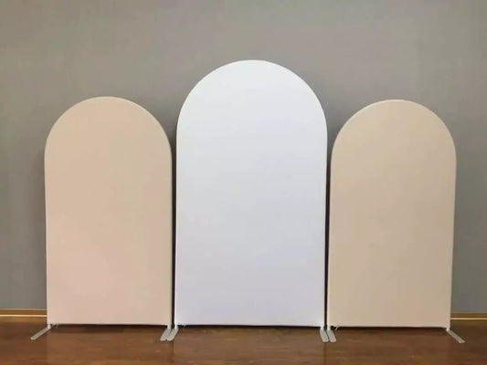 Nude Arch Backdrop Arched Stand Double-side Custom Oh Baby Ivory Bridal Shower Party Balloons Arch Chiara Wall Photo Birthday Wedding