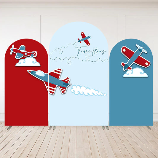 Airplane-Boy-Baby-Shower-Arched-Wall-Birthday-Party-Banner