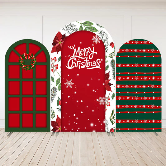 Red- Christmas-Party-Decoration-Arched-Backdrop-Cover-Wall