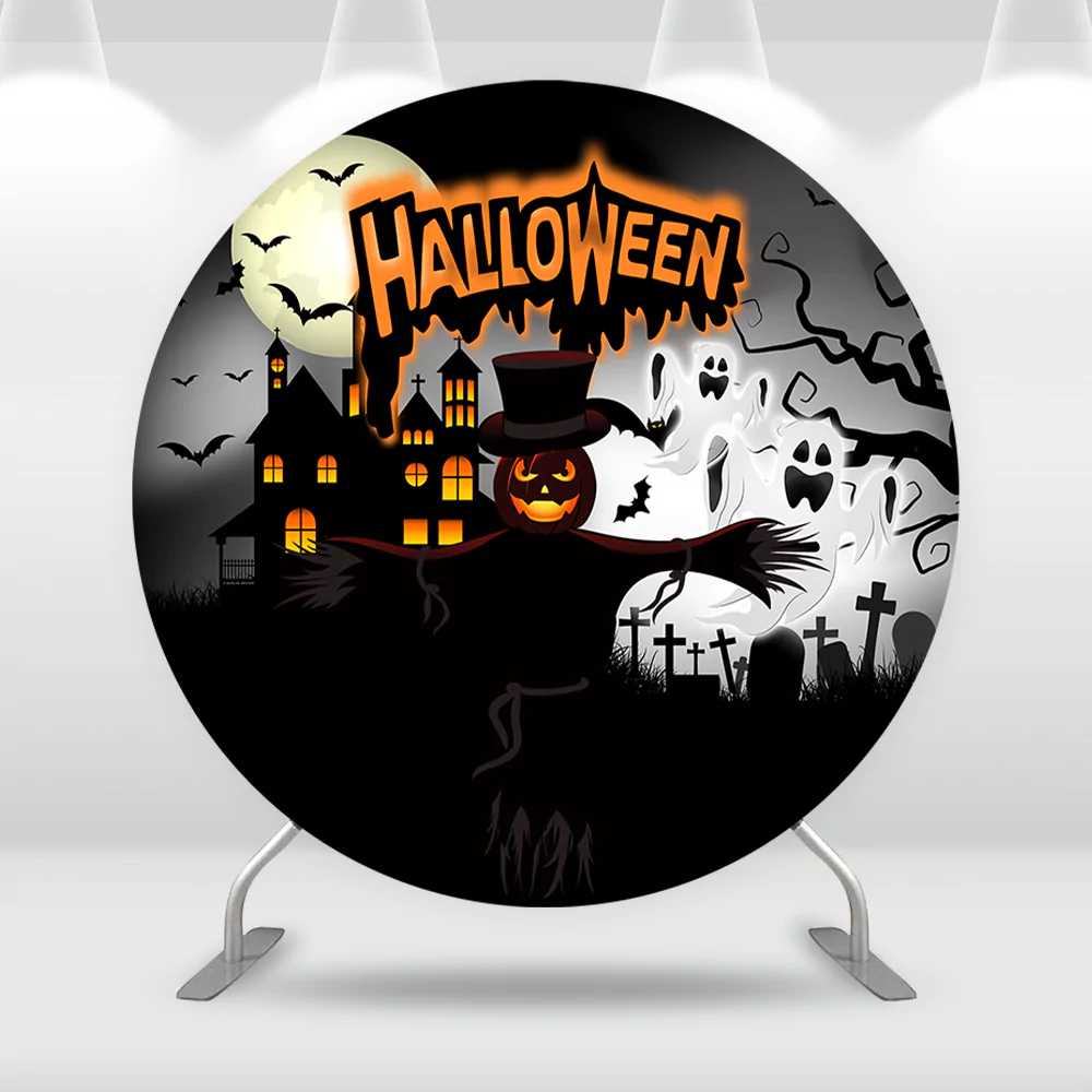 Halloween-Party-Decoration-Round-Backdrop-Cover-Photography-Background