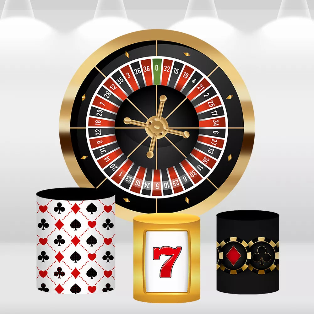 Casino-Party-Decoration-Circle-Party-Banner-Backdrop-Cylinder-Pedestal-Covers