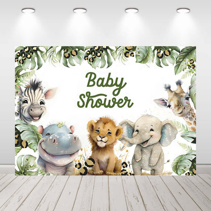 Safari baby Shower Decoration Photo Background