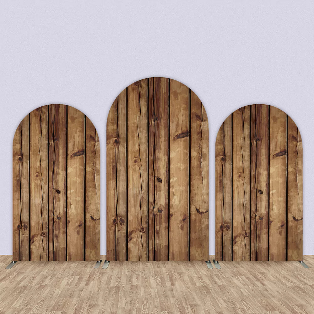 Rustic-Wood-Wedding-Party-Arch-Backdrop-Covers