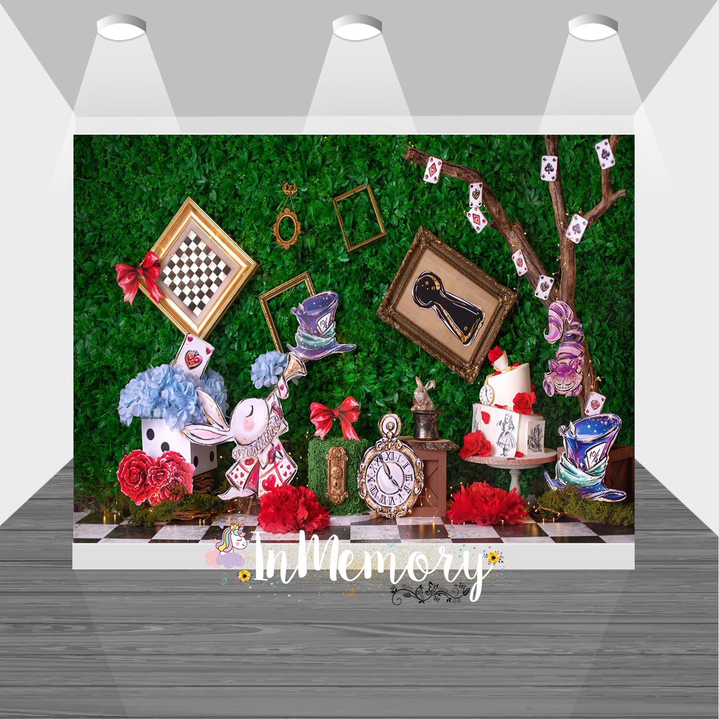 Sensfun Fairy Tale Princess One Birthday Cake Smash Backdrop Wonderland Tea Party Background Photography Dreamy Forest Photocall