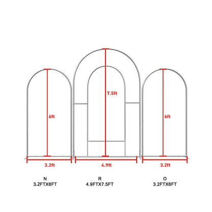 Sensfun Window Open Arch Stands Kit Metal Backdrop Frame,Free Design C ...