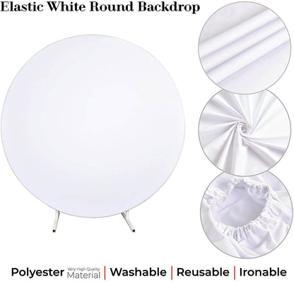 Newborn Baby Shower Round Backdrop Cover Yellow Honey Bee Birthday Party Circle Cover Photography Background Pedestal Cylinder Covers