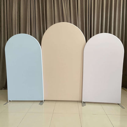 Sensfun Custom Solid Color Arch Stand and Covers Backdrop Birthday Party Fiesta Decoration Photo Booth Background