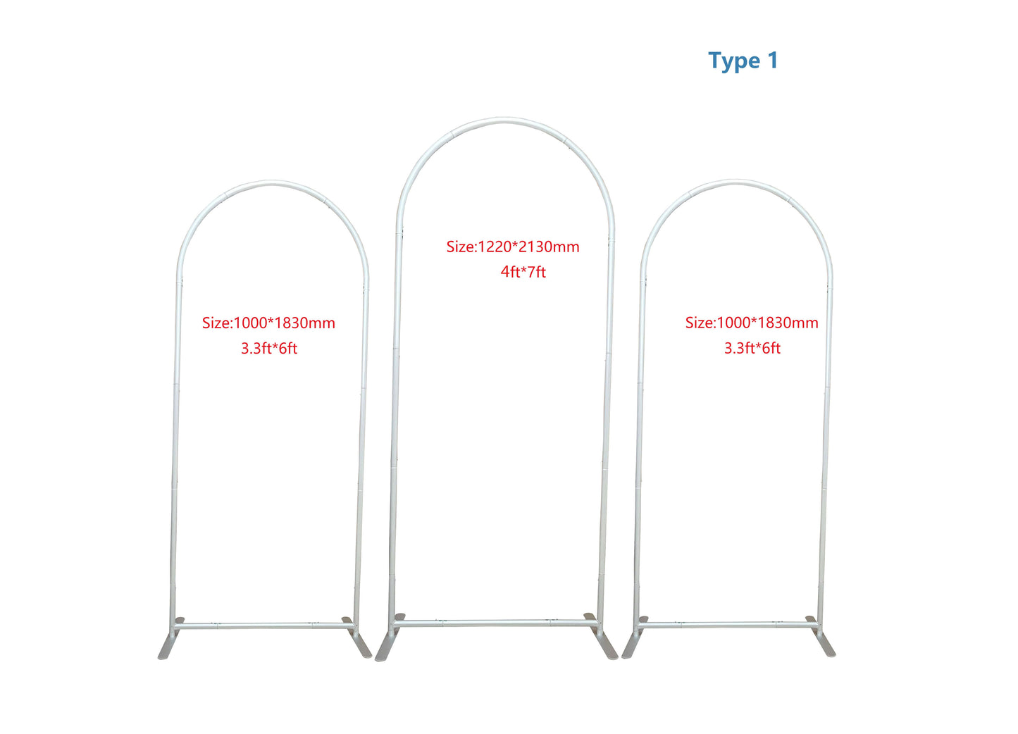 3.3x6f 4x7ft 3.3x6ft Arche Wall Cover Balloons Frame