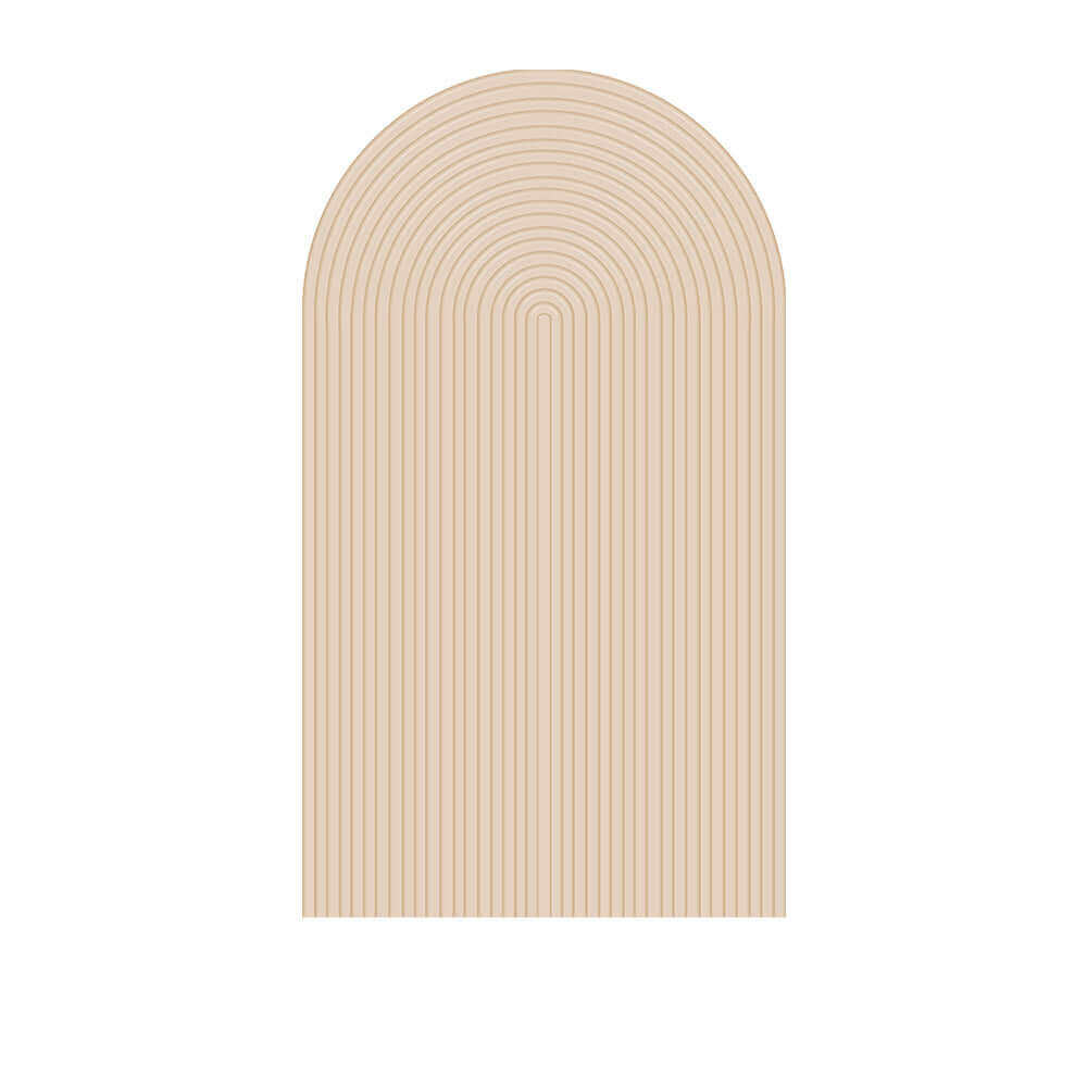 Nude Color Baby Shower Arch Backdrop Cover