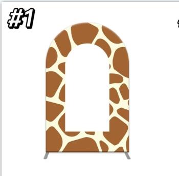Custom Open Arch Backdrop Cover Stand Arched Frame Party Chiara Wall Panels Round Photo Baby Birthday Wedding Events Banner