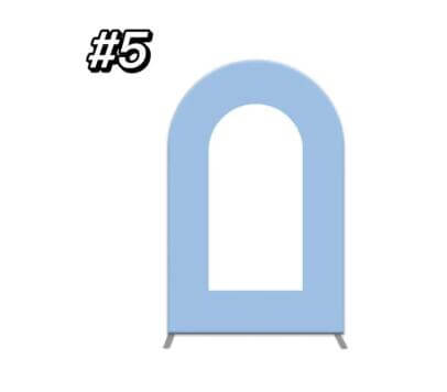 Custom Open Arch Backdrop Cover Stand Arched Frame Party Chiara Wall Panels Round Photo Baby Birthday Wedding Events Banner