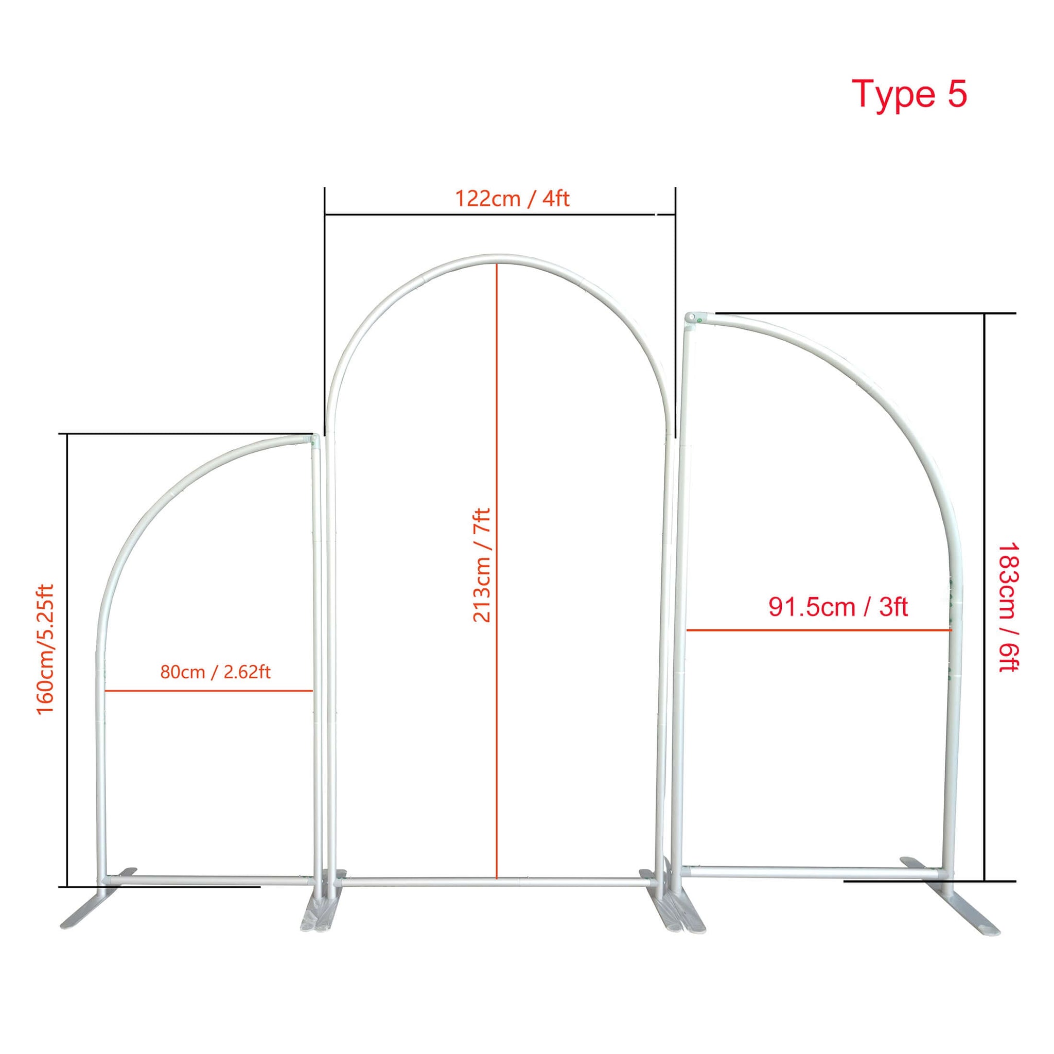 Sensfun Custom Solid Color Arch Stand and Covers Backdrop Birthday Par ...